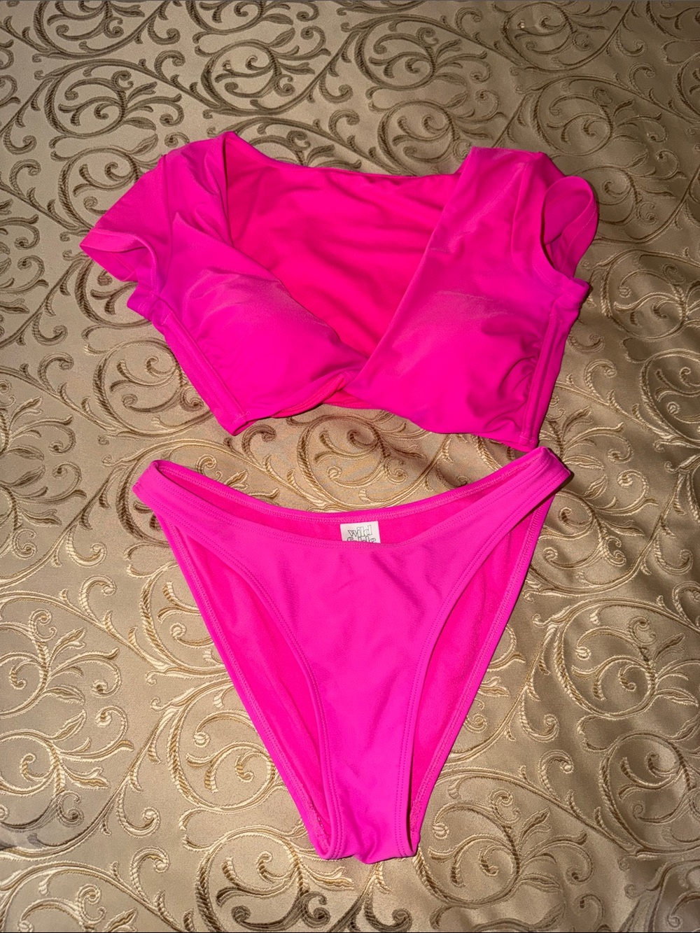 wild fable Bright Pink Bikini Bottoms